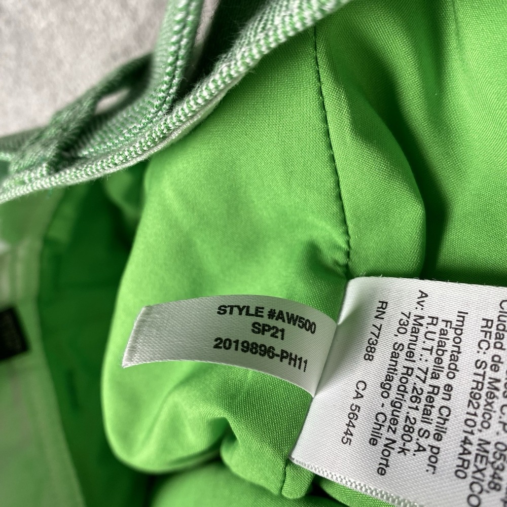 J Crew Skirt Womens Sz 2 Green Button Front Stretch Linen Midi Classic Twee Cute - Picture 8 of 12
